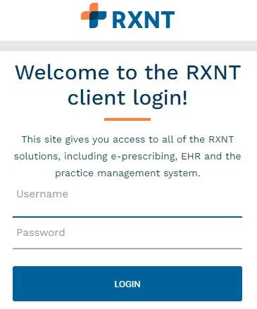 rxnt client log in